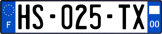 HS-025-TX