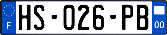 HS-026-PB