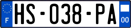 HS-038-PA