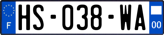 HS-038-WA