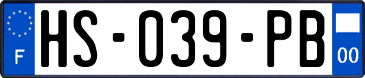 HS-039-PB