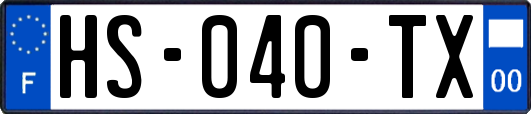 HS-040-TX