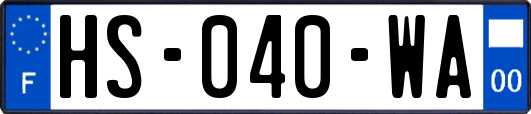HS-040-WA