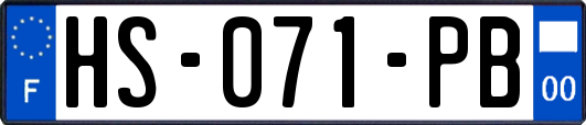 HS-071-PB