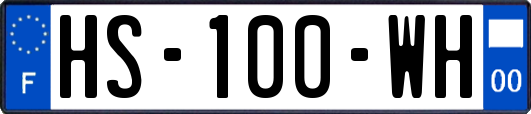 HS-100-WH