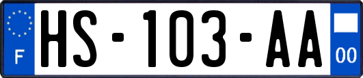 HS-103-AA