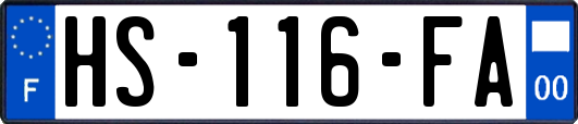 HS-116-FA