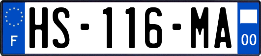 HS-116-MA