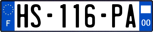 HS-116-PA