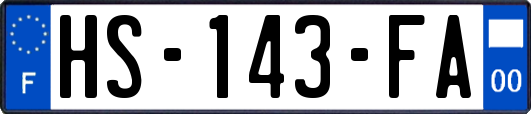 HS-143-FA