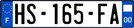 HS-165-FA