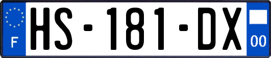 HS-181-DX