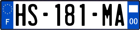 HS-181-MA