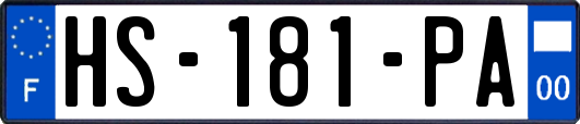 HS-181-PA