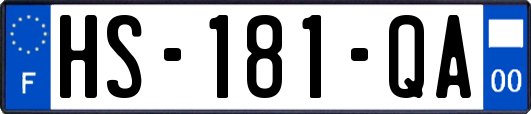 HS-181-QA