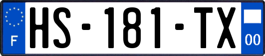 HS-181-TX