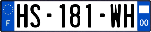 HS-181-WH