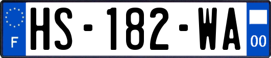 HS-182-WA