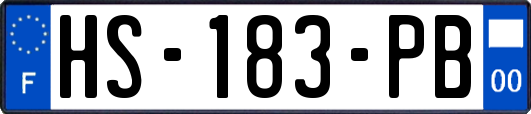 HS-183-PB