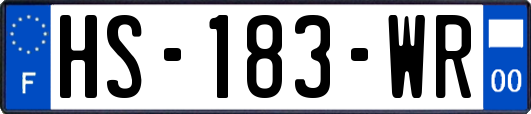 HS-183-WR