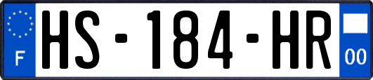 HS-184-HR