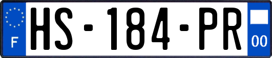 HS-184-PR