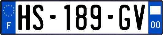 HS-189-GV
