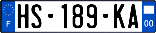 HS-189-KA