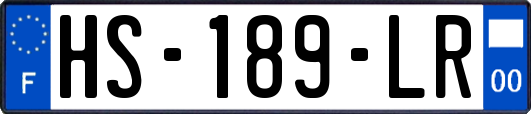 HS-189-LR