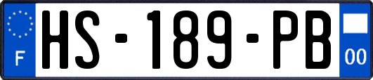 HS-189-PB