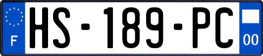 HS-189-PC