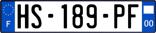 HS-189-PF