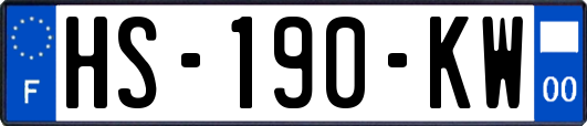 HS-190-KW