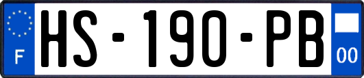 HS-190-PB