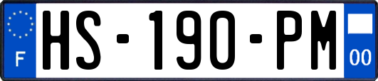 HS-190-PM