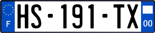 HS-191-TX