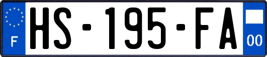 HS-195-FA