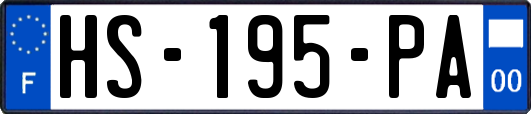 HS-195-PA