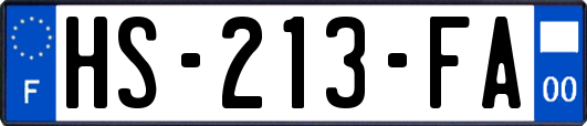 HS-213-FA