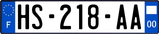 HS-218-AA