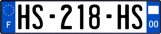 HS-218-HS