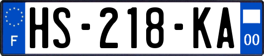 HS-218-KA