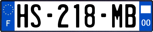 HS-218-MB