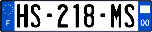 HS-218-MS