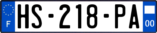 HS-218-PA