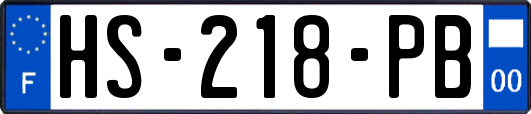 HS-218-PB