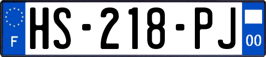 HS-218-PJ