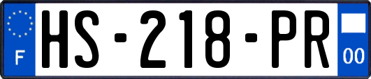 HS-218-PR