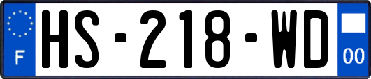 HS-218-WD