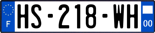 HS-218-WH